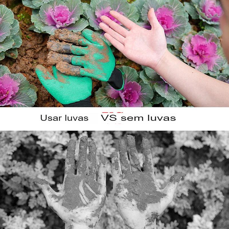 Luvas de Jardinagem com Garras Integradas - Minha loja